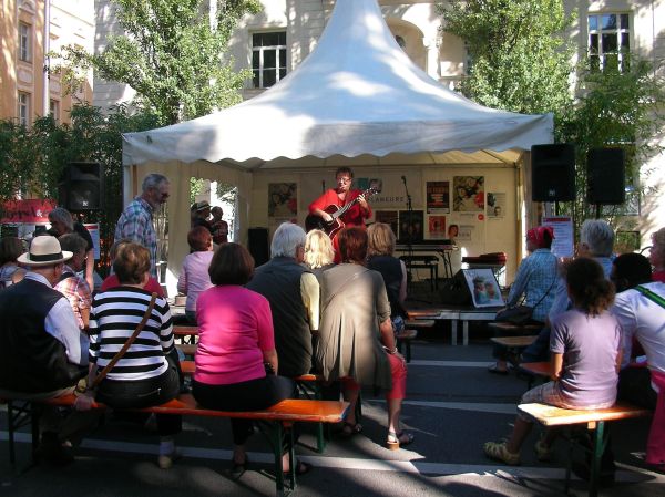 Bühne beim Corso Leopold