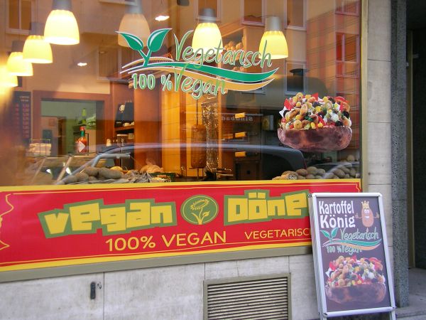 veganer Dönerladen in der Theresienstraße